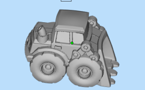 铲车玩具车三维设计图