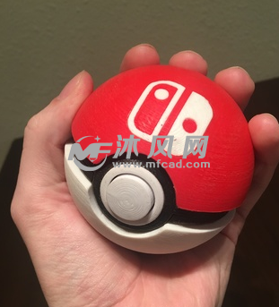 精灵球闭合实物图