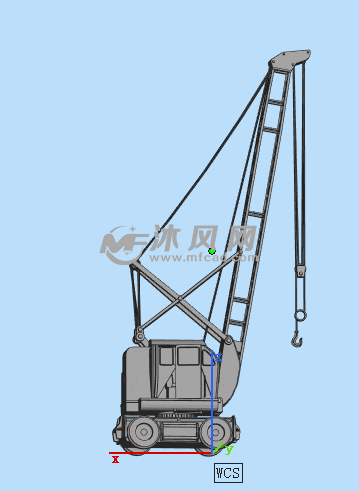 小型起重机3D打印