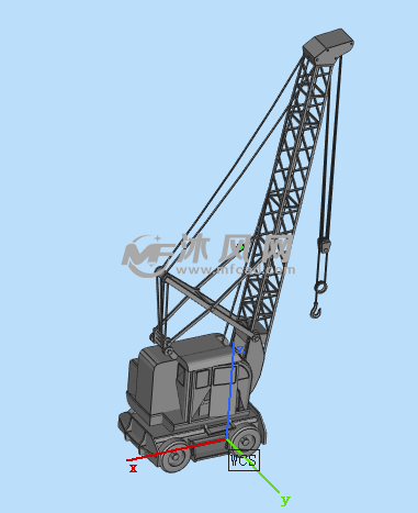 吊车三维建模