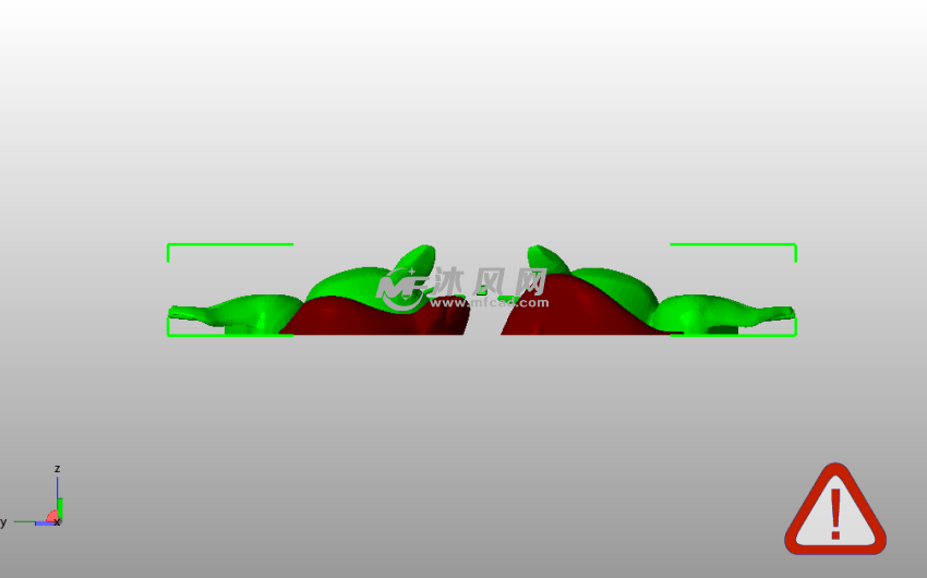 可爱小鹿侧视图