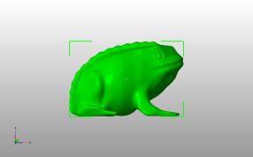 快乐的青蛙侧视图