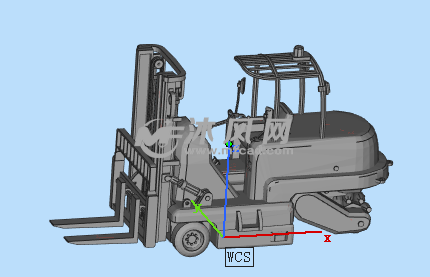 叉车起货机三维造型
