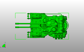 美国军用坦克俯视图