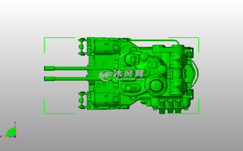 美国军用坦克俯视图