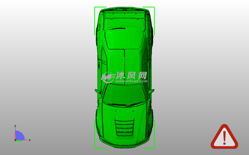 尼桑Skyline俯视图