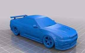 尼桑Skyline斜视图