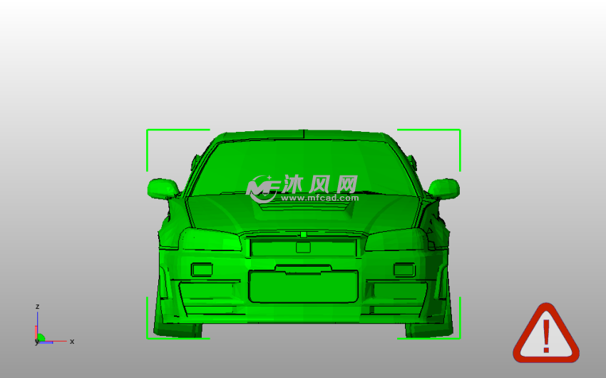 尼桑Skyline主视图