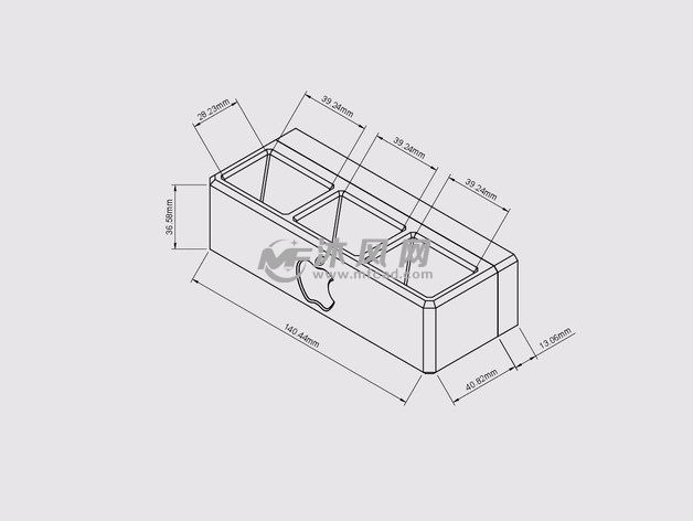 遥控器盒设计图