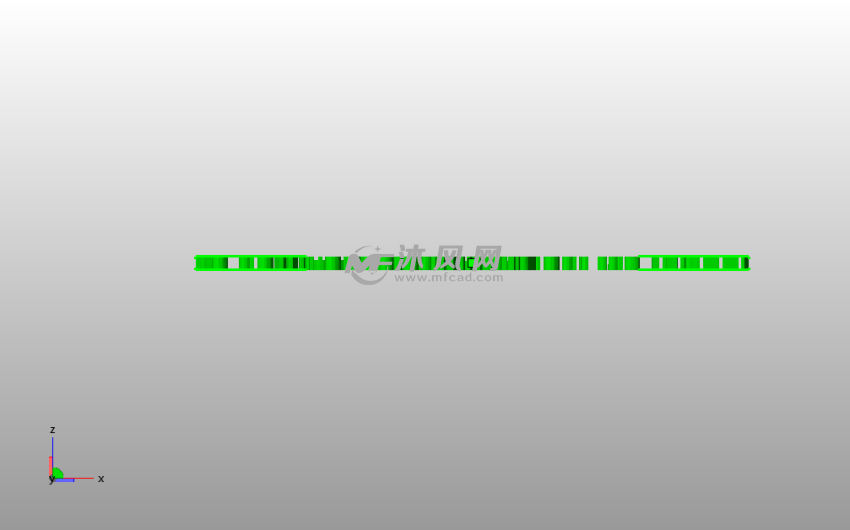 双雪人书签侧视图