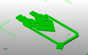 双雪人书签斜视图