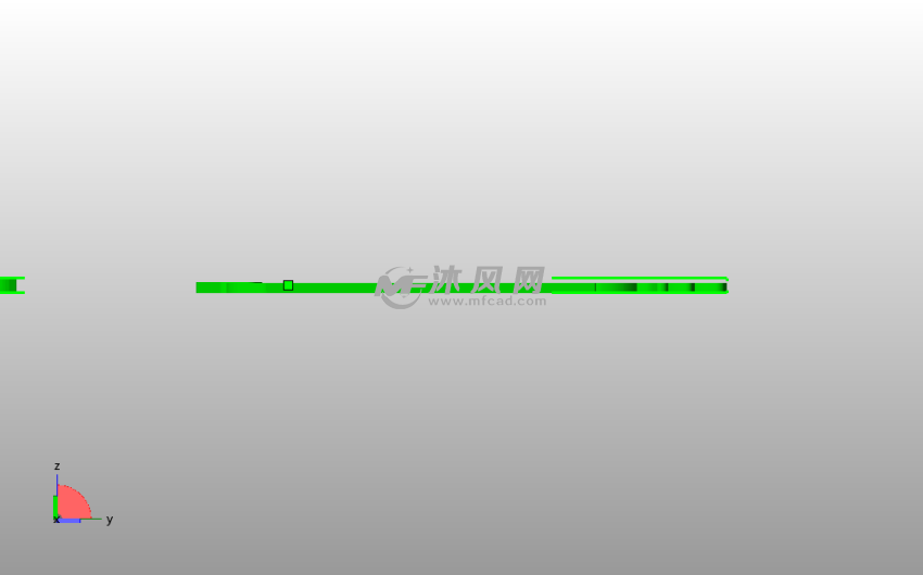 双雪人书签主视图