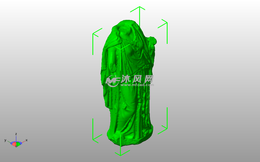  无头断臂哲学家斜视图