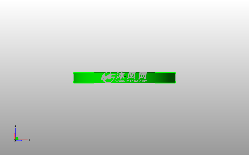 小心心钥匙链主视图