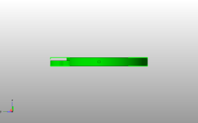 小心心钥匙链侧视图