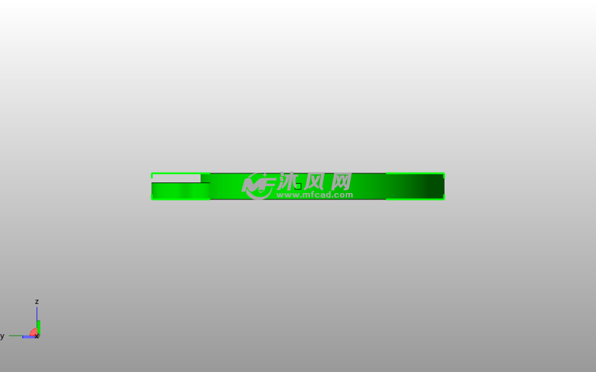 小心心钥匙链侧视图