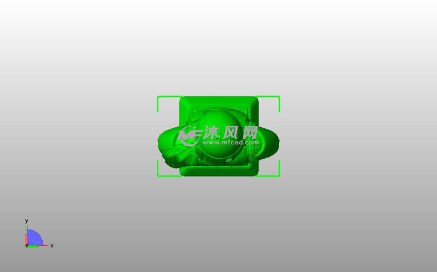 伯巴菲特半身像俯视图