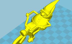 骑摩托的圣诞老人