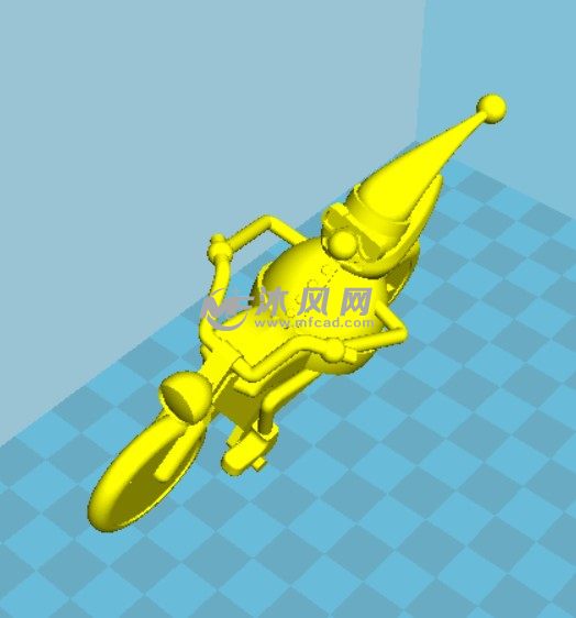 骑摩托的圣诞老人