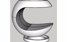 悬空植物花盆设计图