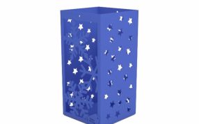 雪花星星笔筒效果图