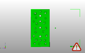 雪花星星笔筒侧视图