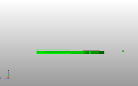  一心一意书签侧视图