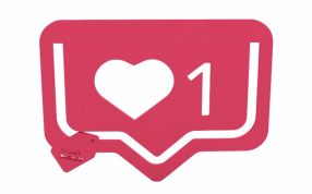  一心一意书签效果图