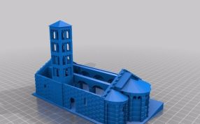 伊格莱西娅斯塔玛利亚建筑斜视图