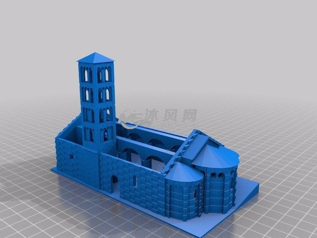 伊格莱西娅斯塔玛利亚建筑斜视图