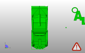 3D设计汽车俯视图