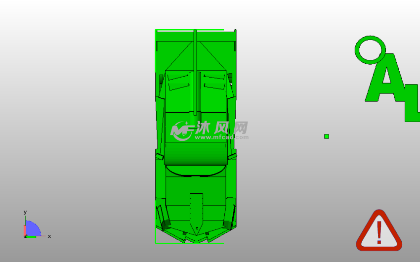 3D设计汽车俯视图