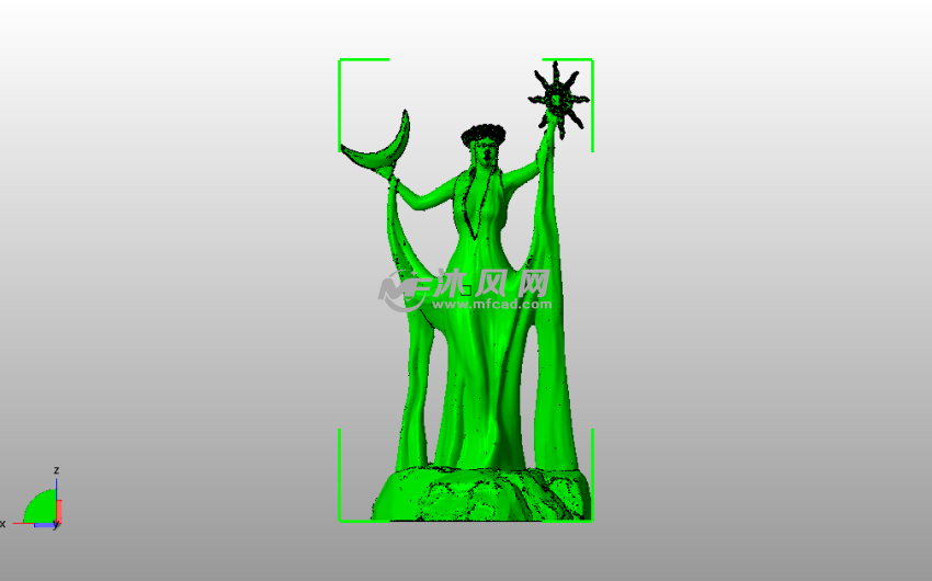 阿祖拉神社人物模型主视图