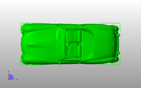 奔驰300SL俯视图