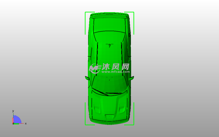 道奇挑战者俯视图