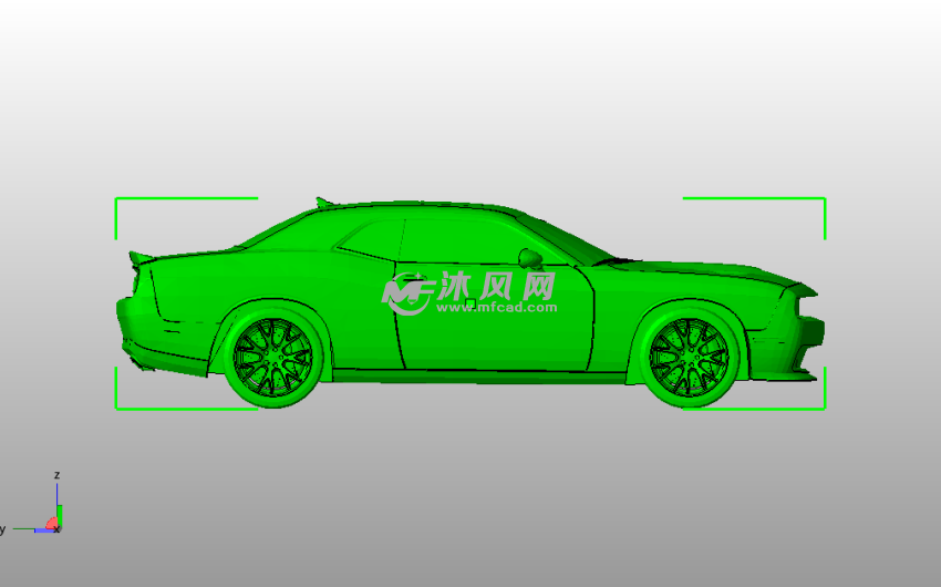道奇挑战者侧视图