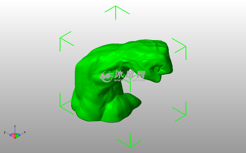 复仇者模型右手