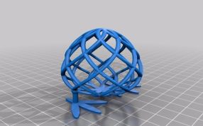 镂空小蛋模型模型图