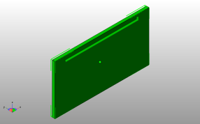 名片夹盖斜视图