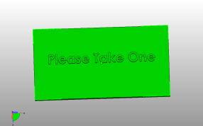 名片夹盖俯视图