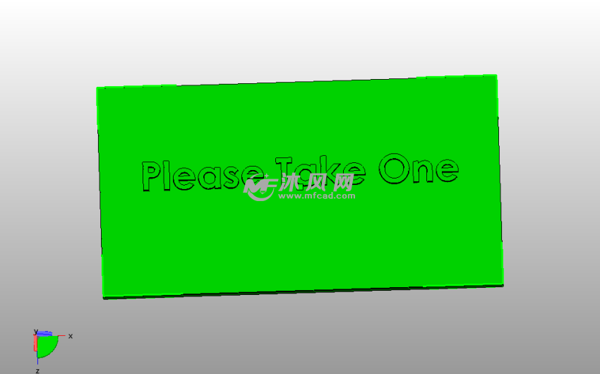 名片夹盖俯视图