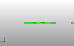 树枝小鸟书签侧视图