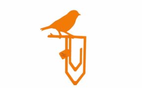 树枝小鸟书签效果图