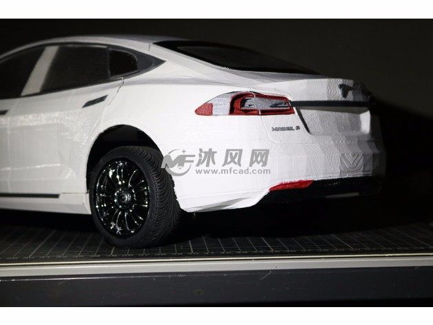 特斯拉车模局部图