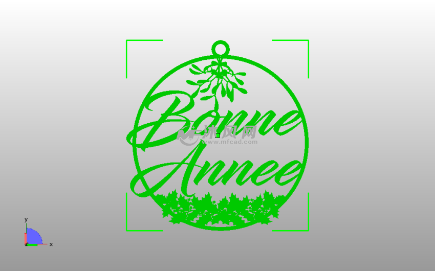 晚安装饰俯视图