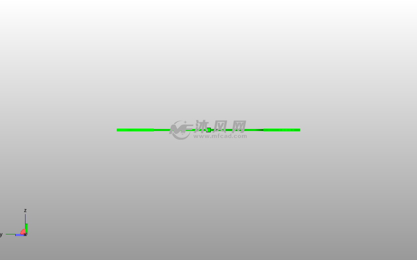 晚安装饰侧视图
