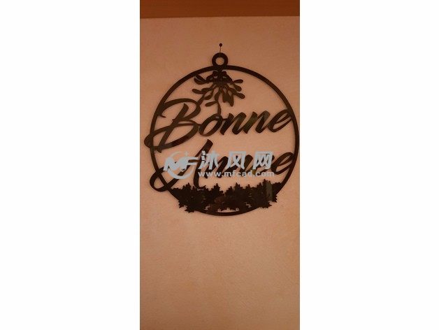 晚安装饰实物图