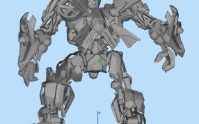 3d打印汽车人模型