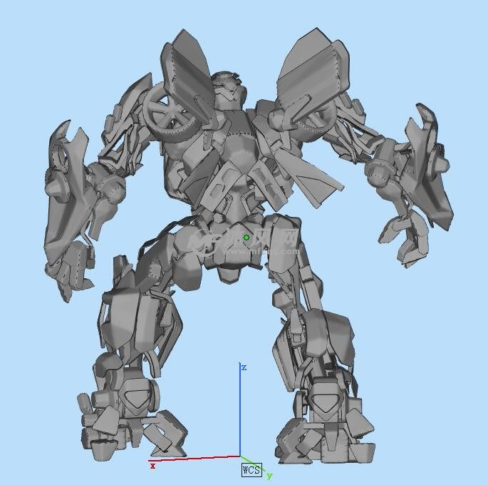 3d打印汽车人模型