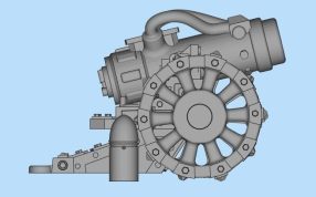 古代大炮三维模型